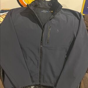 Polo by Ralph Lauren Men's Dark Navy Weatherproof Performance Full Zip Jacket